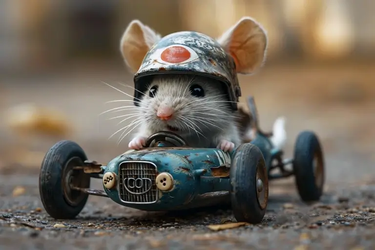 Super souris en kart